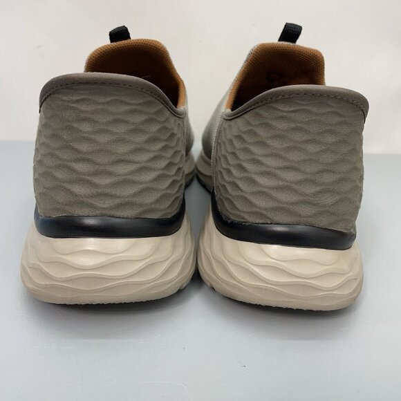 Skechers Sneakers Shoes Garner Crispin Bungee Lace Slip Ins Tan Mens 13 - Picture 7 of 13